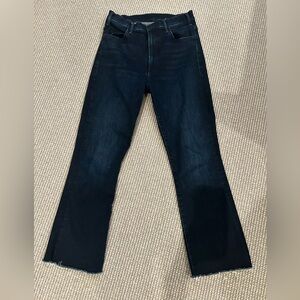 Mother Jeans The Hustler Ankle fray . Size 29